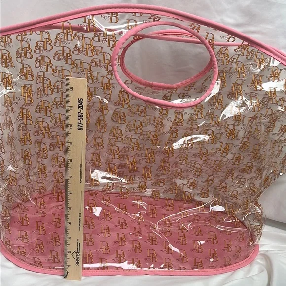Dooney & Bourke Pink Transparent Tote Bag - Picture 2 of 4